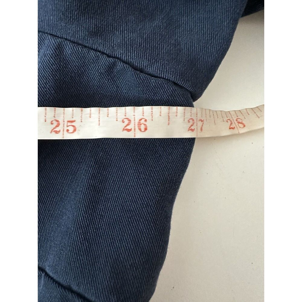 Pendleton Plus Shirt Top Womens 3X  Plus Button Down 3/4 Sleeve Navy‎ Blue - Picture 7 of 9